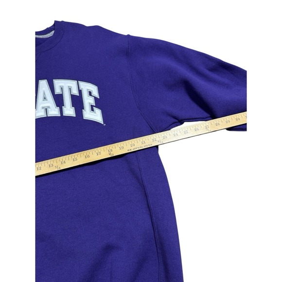 Kansas State Wildcats Vertical Arch Large Purple Applique Logo Deadstock NWT - Picture 7 of 8